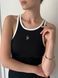 Сукня Anet short класичний виріз з окантовкою, Чорний SS26_DressAnet_Black_S-M фото 2