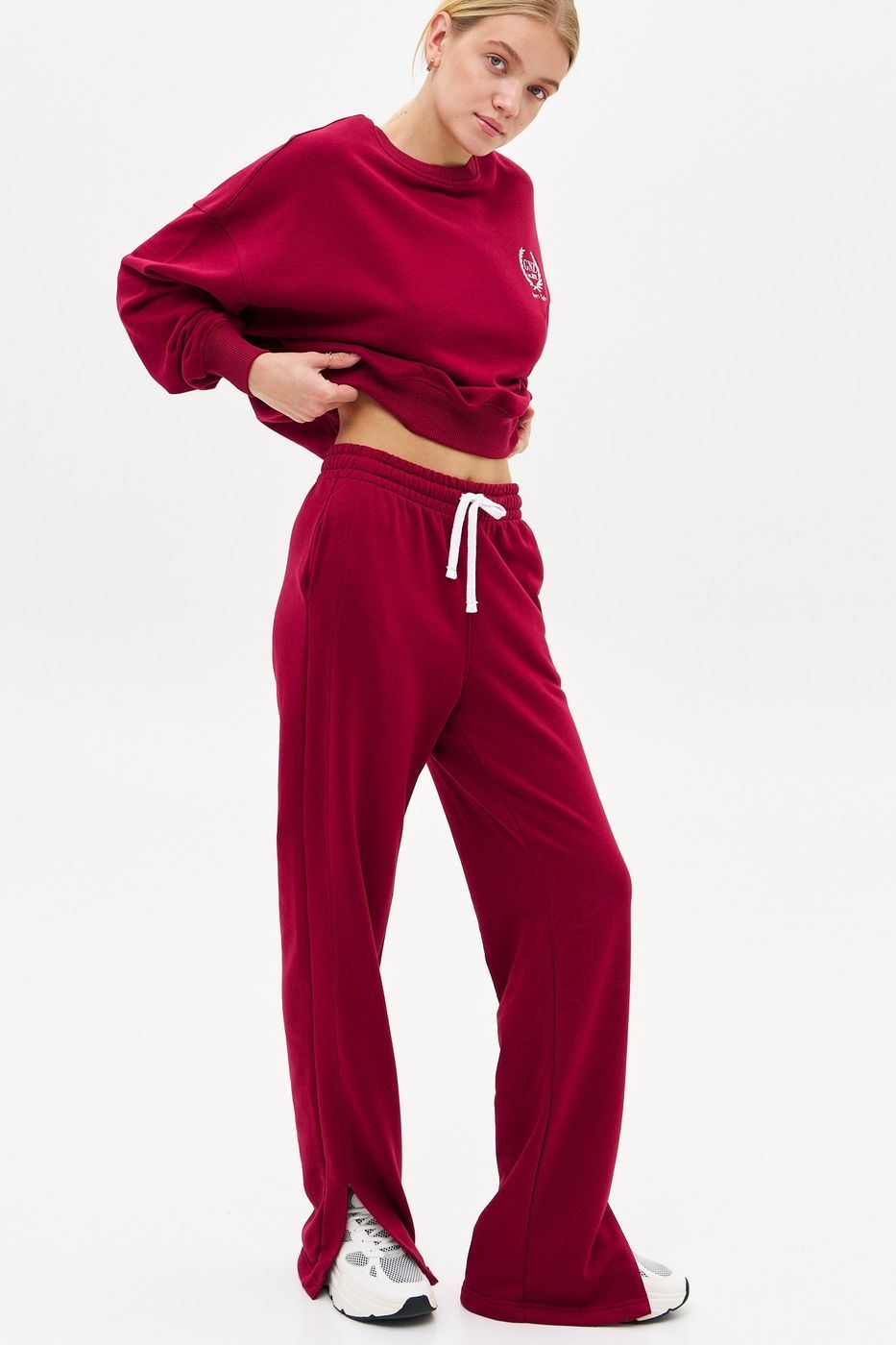 Світшот Elegance short класичний, Бордо 0637 фото