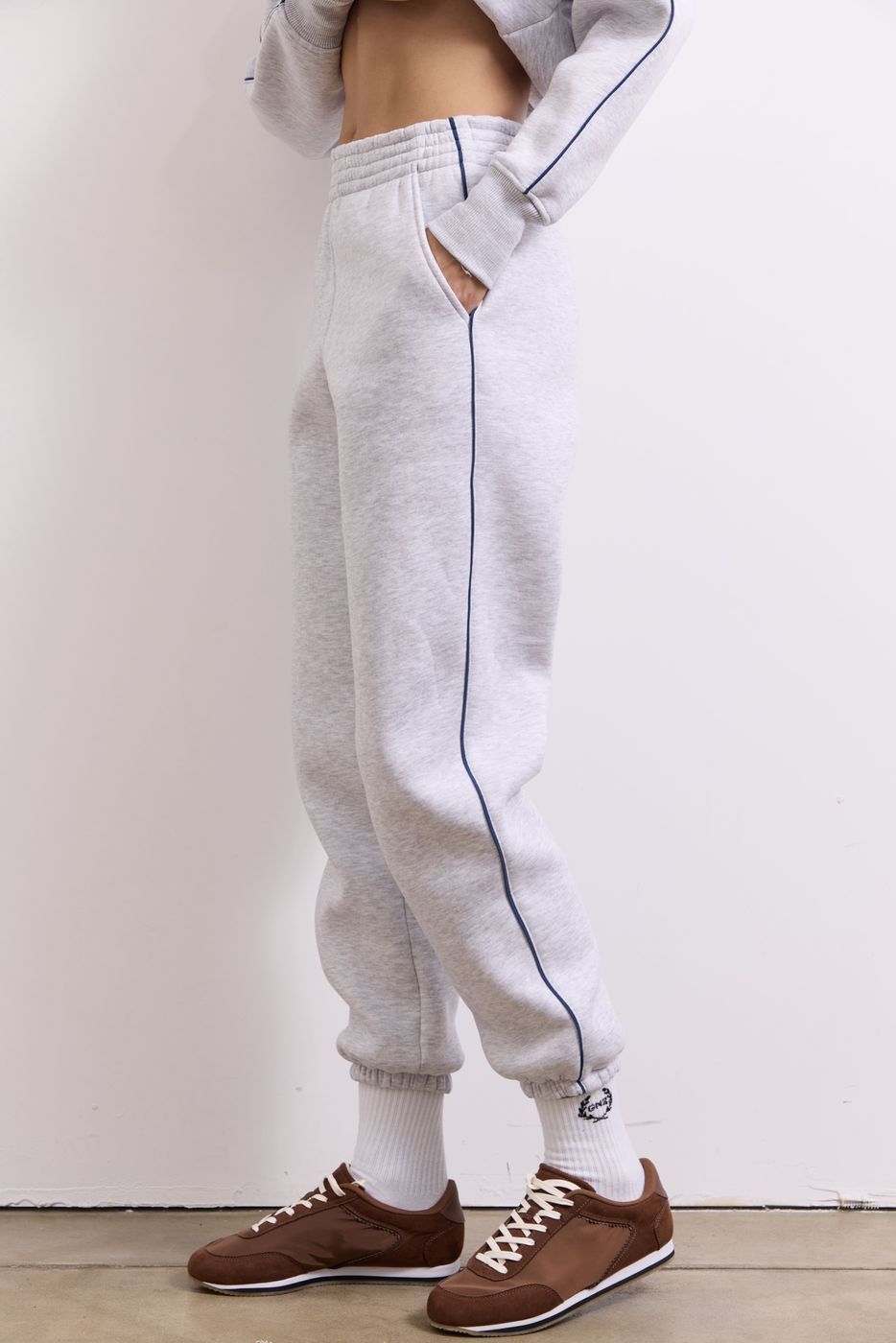 Брюки Warm Essentials Joggers, Сірий меланж FW27WE_Jog_Mel_XS-S фото