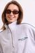 Світшот Classic in Motion Half Zip, Сірий меланж/Зелений кант 01414 фото 6