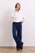 Світшот Classic in Motion Half Zip, Молочний/Синій кант 01415 фото 4