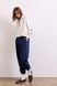 Світшот Classic in Motion Half Zip, Молочний/Синій кант 01415 фото 6