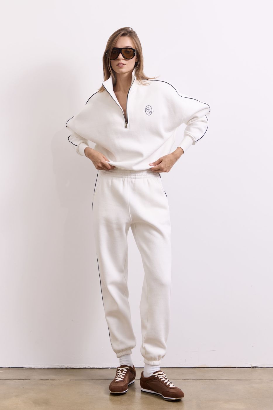 Світшот Warm Essentials Half Zip, Молочний FW27WE_HZip_Milk фото
