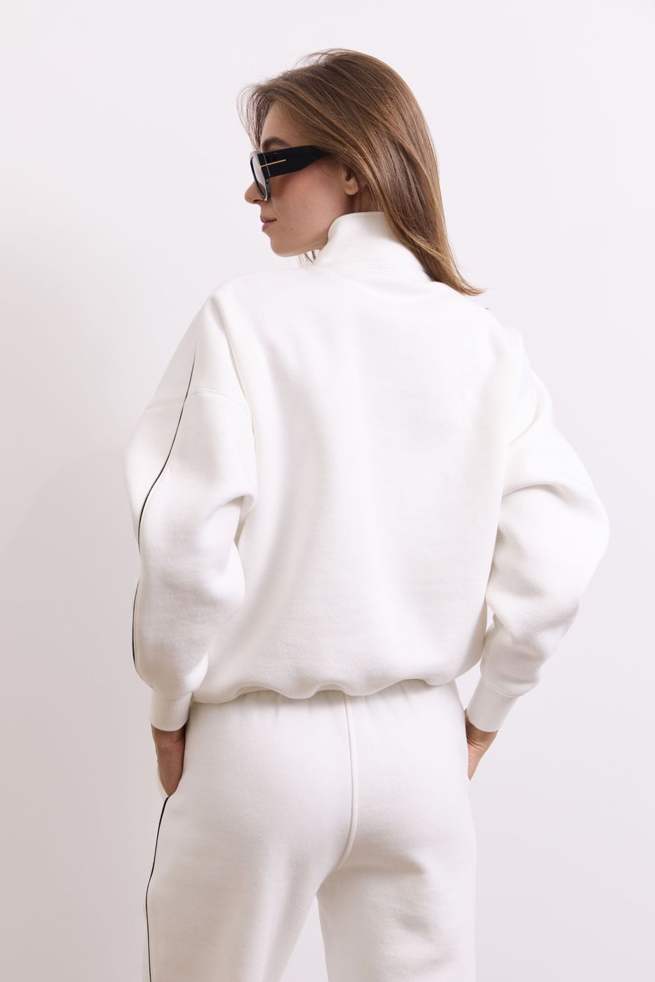 Світшот Warm Essentials Half Zip, Молочний FW27WE_HZip_Milk фото