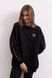 Світшот Warm Essentials Long, Чорний FW27WE_Sw_Long_Black фото 1