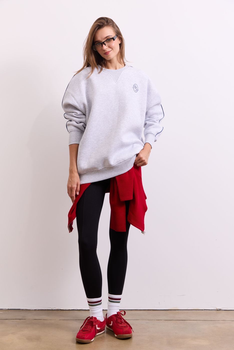 Світшот Warm Essentials Long, Сірий меланж FW27WE_Sw_Long_Melange фото