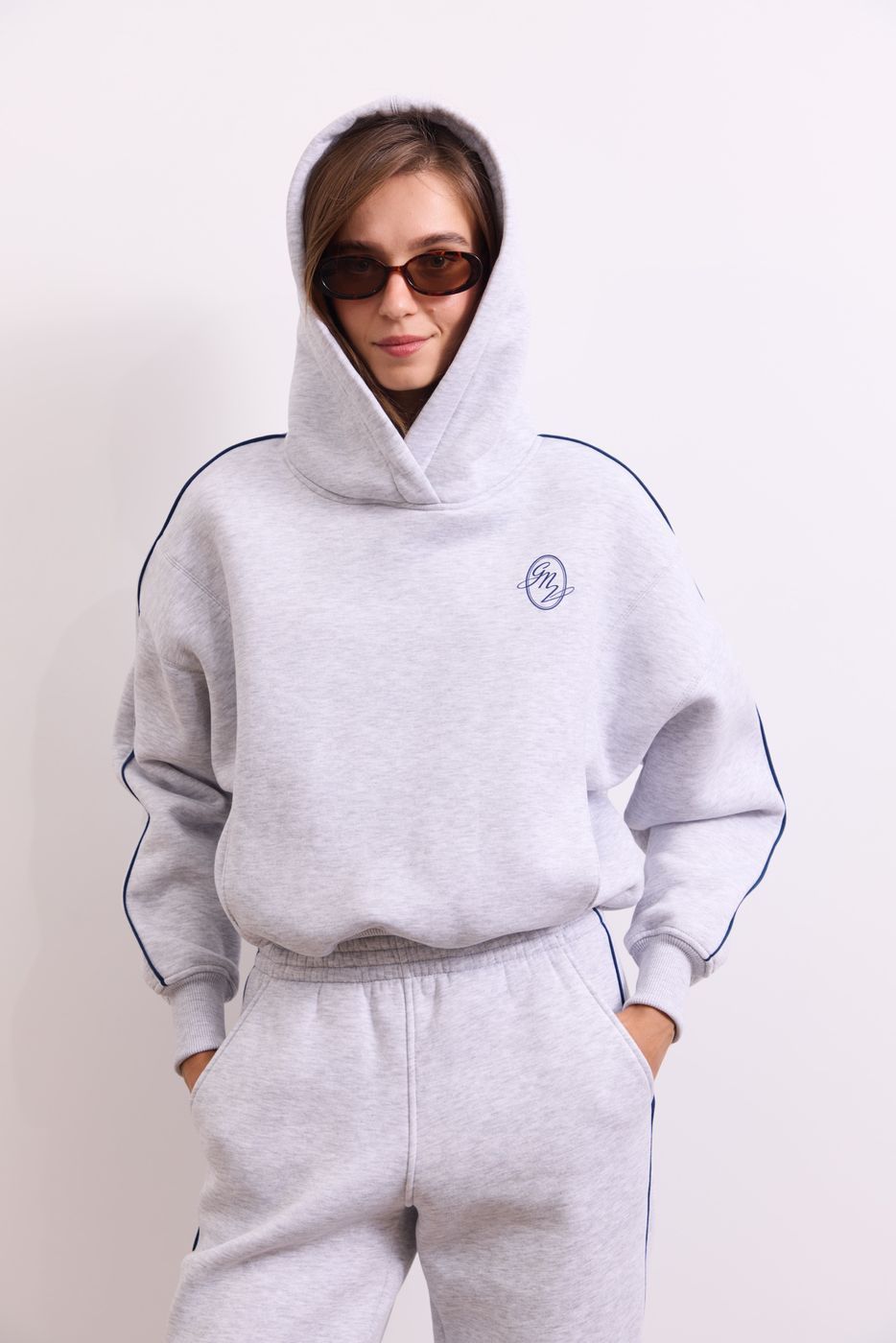 Худі Warm Essentials Short, Сірий меланж