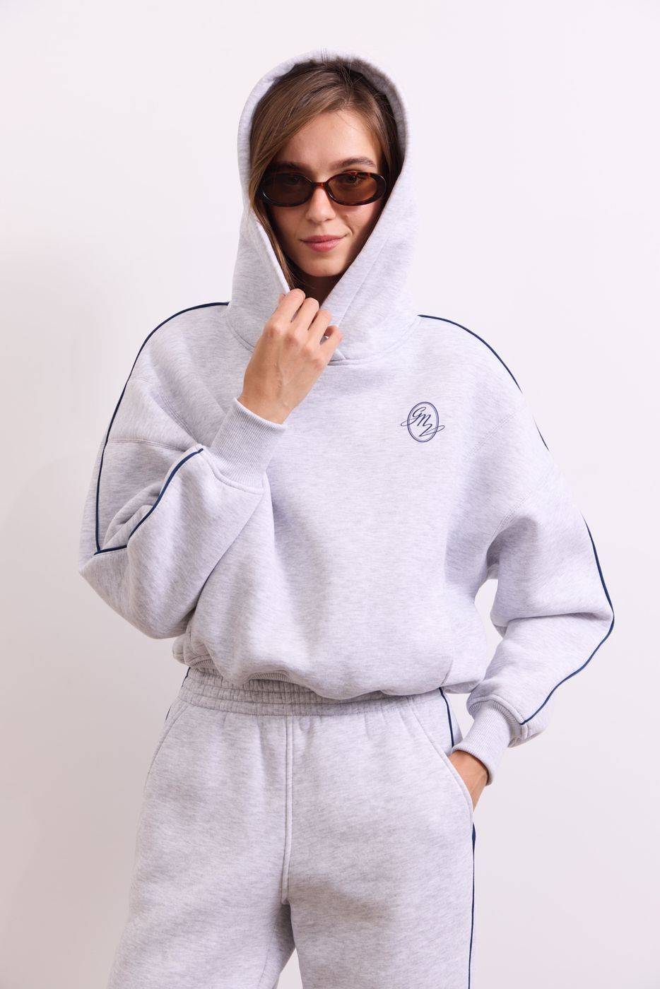 Худі Warm Essentials Short, Сірий меланж