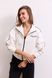 Світшот Classic in Motion Full Zip, Молочний/Чорний кант