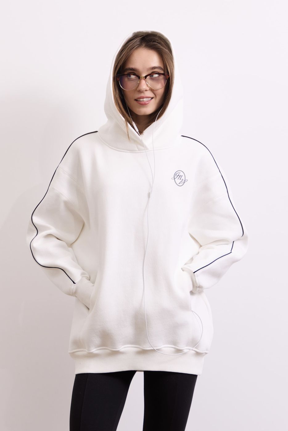 Худі Warm Essentials Long, Молочний