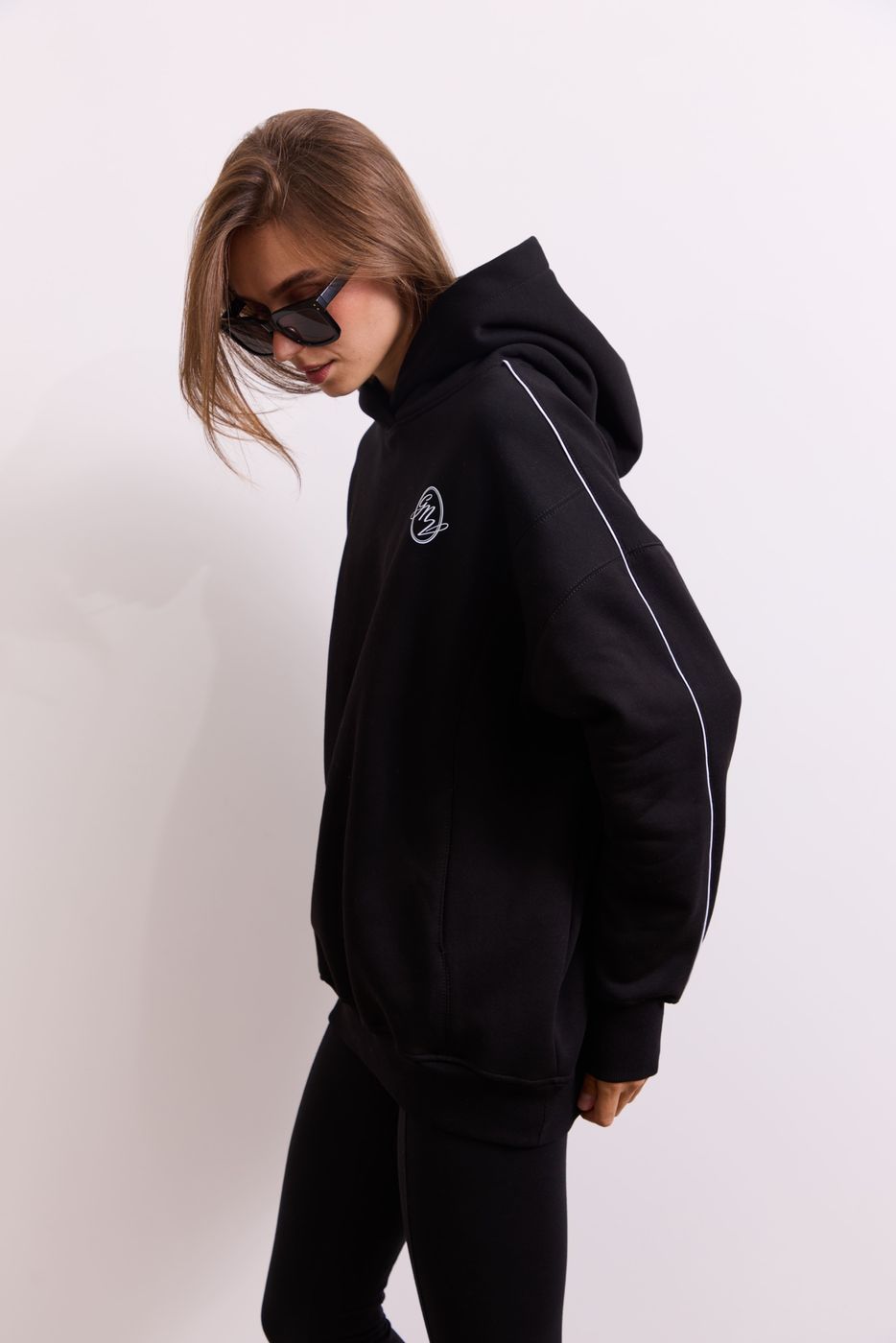 Худі Warm Essentials Long, Чорний FW27WE_HLong_Black фото
